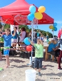 Viel Spaß hatten insbesondere die Kinder beim Familienfest am Strand