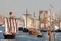 Im Stadthafen Rostock kommt es zum legendären Koggentreffen, Fotograf: Lutz Zimmermann