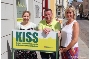 Mitarbeiterin und In-Gang-Setzerin Diana Hilgendorf, Gerold Ahrens von der SG Morbus Bechterew und Leiterin der KISS Anke Landgraf (v.l.n.r.)