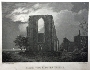Johann Wilhelm Brüggemann, Ruine vom Kloster Eldena, Litho, o.J.