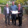 Freude über die Dauerpatenschaft bei v.l.n.r. Peter Friesenhahn, Dr. Christoph Langner und Gerd Habedank