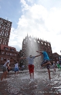 Wasserspiele auf dem Alten Markt