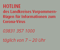 Hotline Coronavirus Landkreis VR
