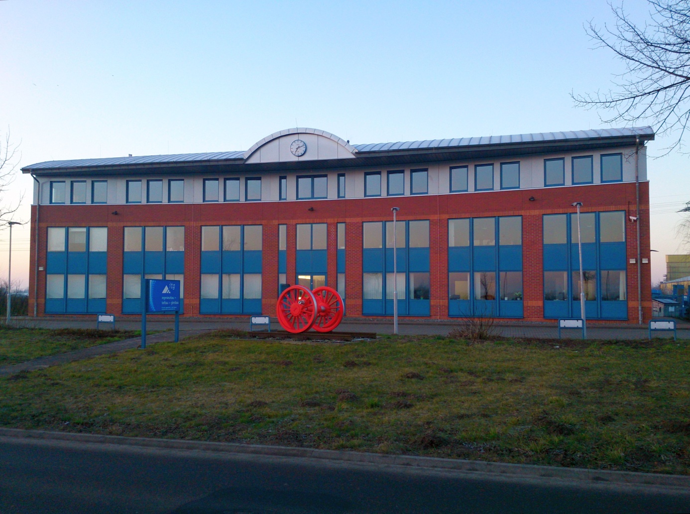 Firmensitz der ITG Ingenieur-, Tief- und Gleisbau GmbH in Stralsund