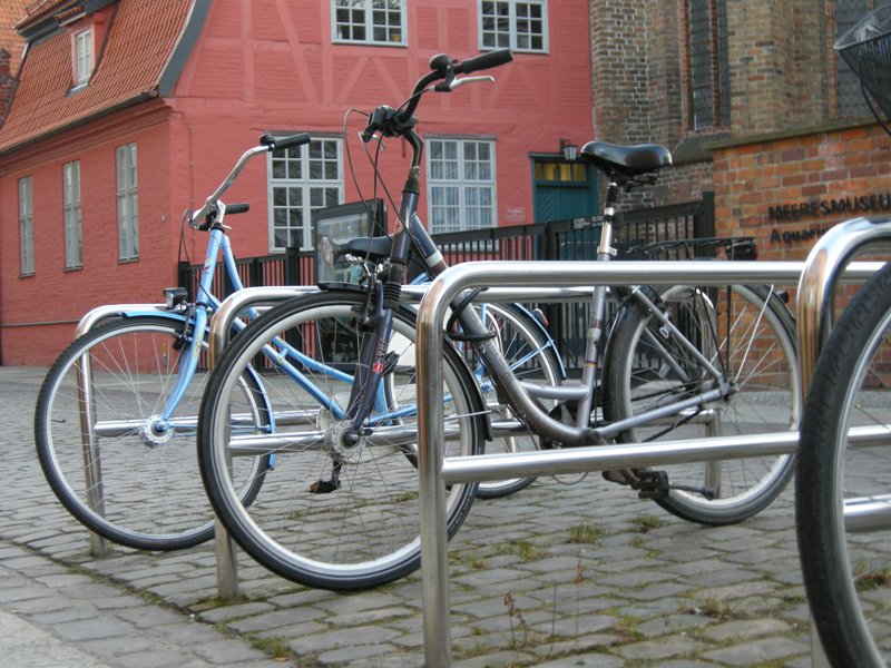 Beispiel Fahrradstellplatz in Stralsund