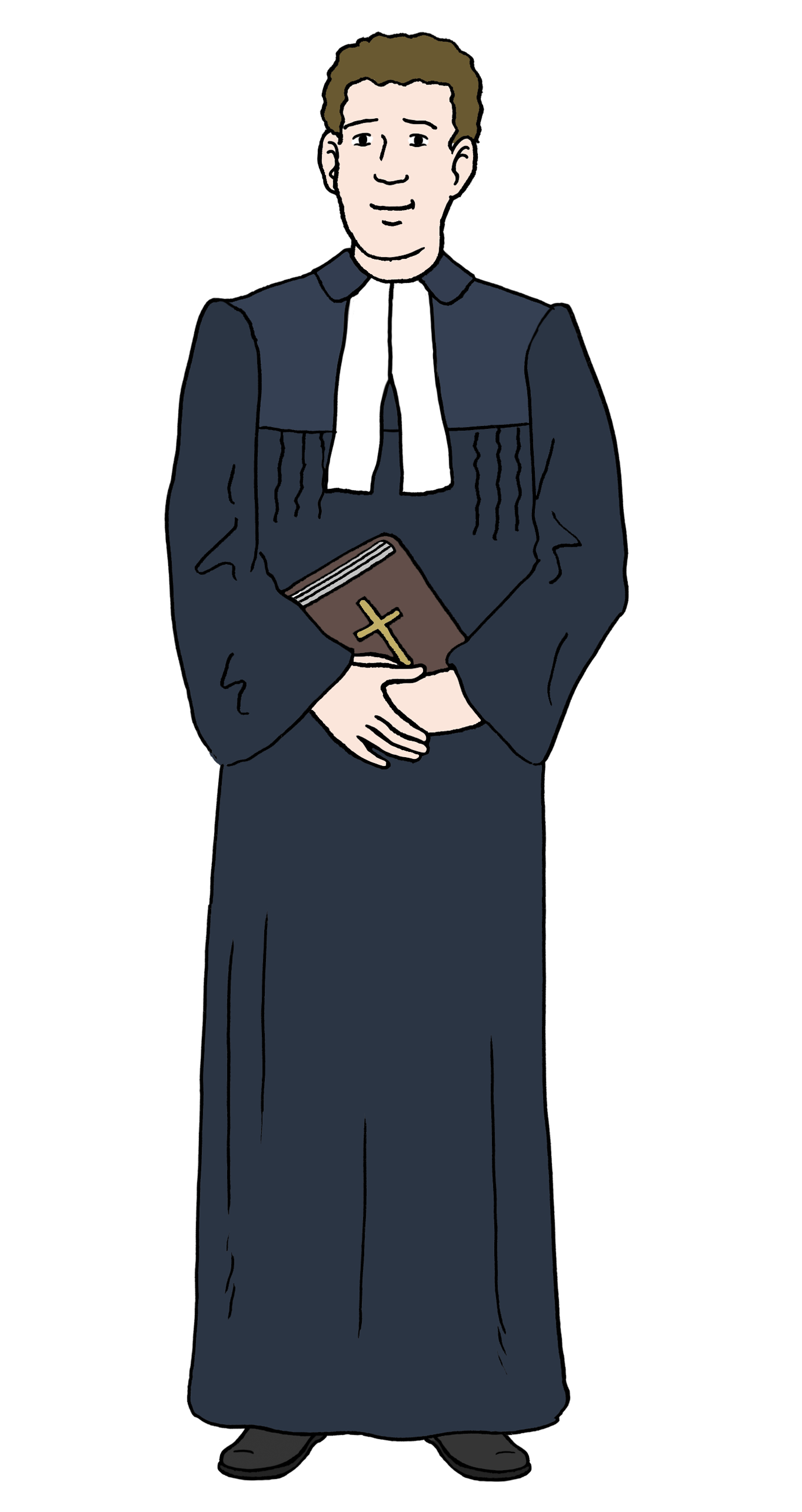 evangelischer pfarrer clipart people