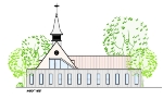 Planzeichnung Sanierung und Erweiterung der Lutherkirche zum Begegnungszentrum (EFRE)