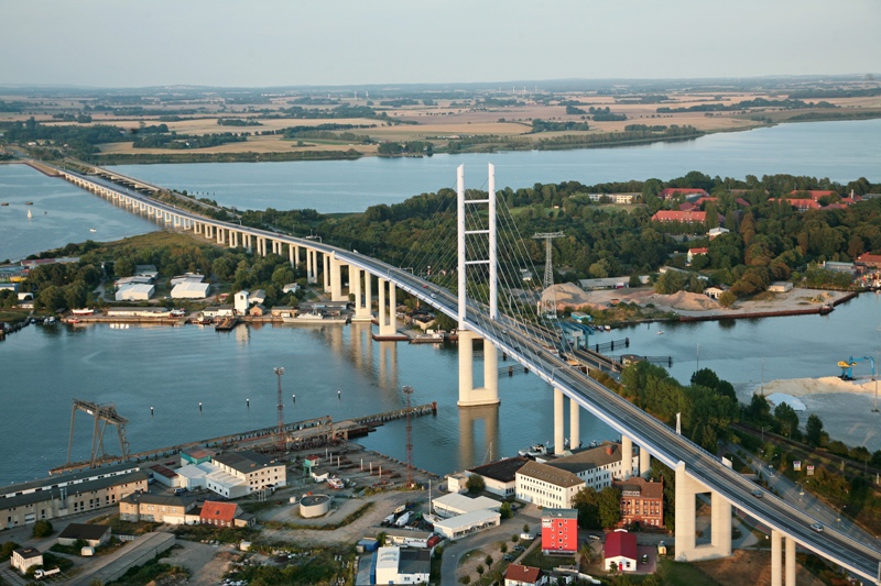 The Rügen bridge