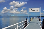 Deviner Stadtstrand/havsbron, fotograf Rolf Reinicke